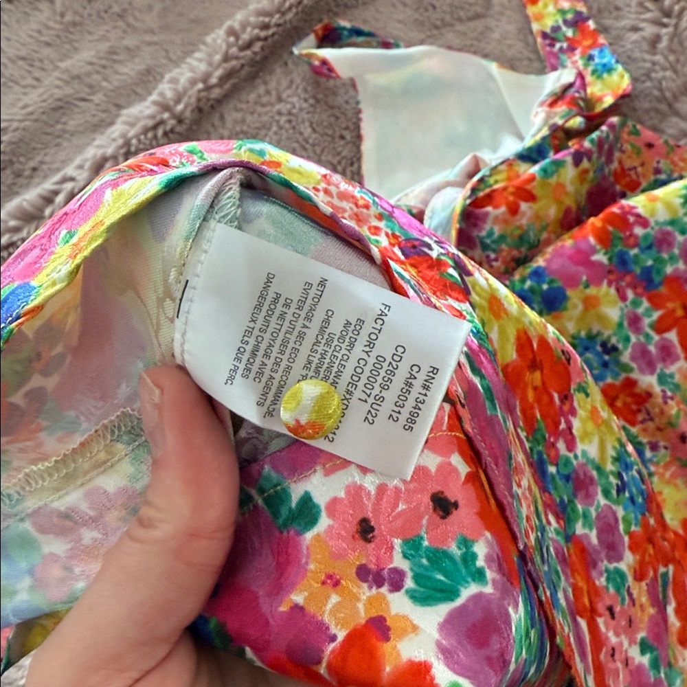 For Love And Lemons Colorful Floral Womens Dress small - Picture 11 of 12